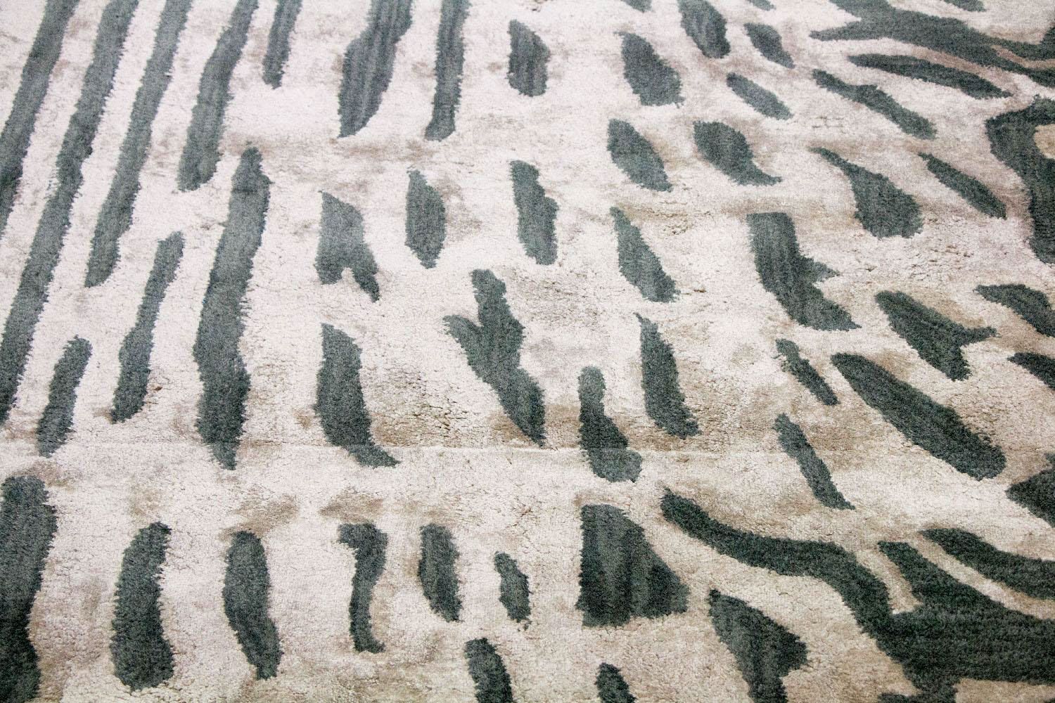 Designer tæppe - 241 x 152 cm - flerfarvet
