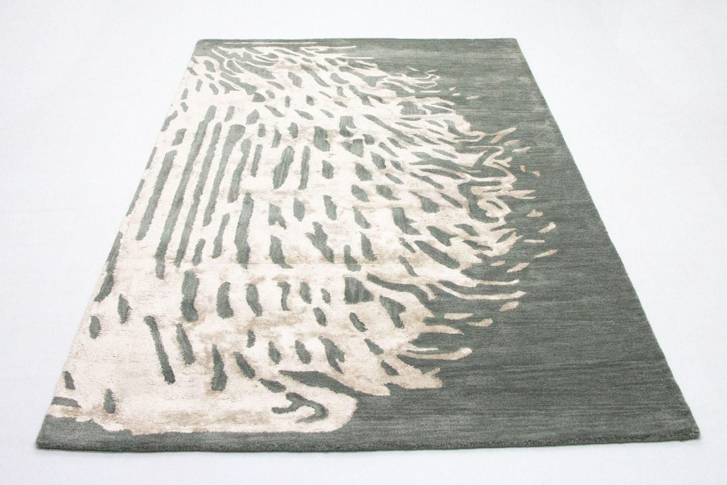 Designer tæppe - 241 x 152 cm - flerfarvet