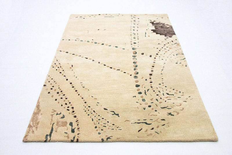 Designer tæppe - 244 x 153 cm - beige