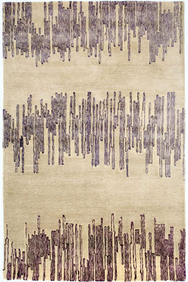Designer tæppe - 241 x 153 cm - beige