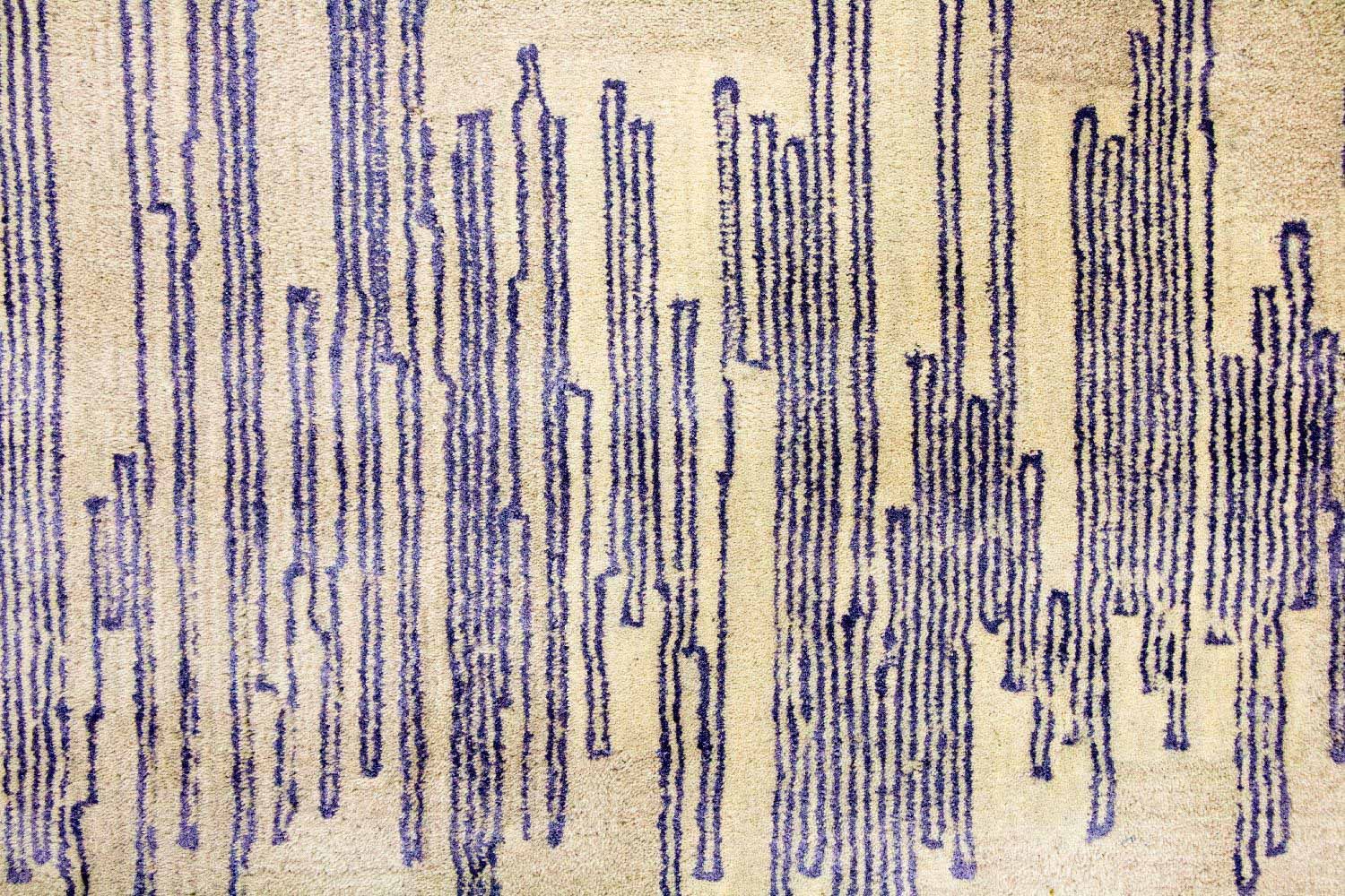 Designer tæppe - 241 x 153 cm - beige