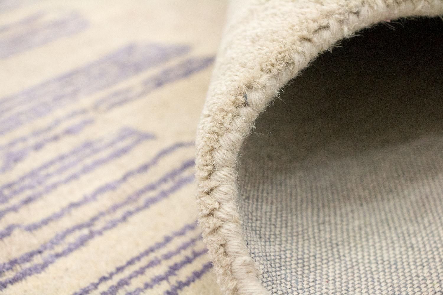 Designer tæppe - 241 x 153 cm - beige