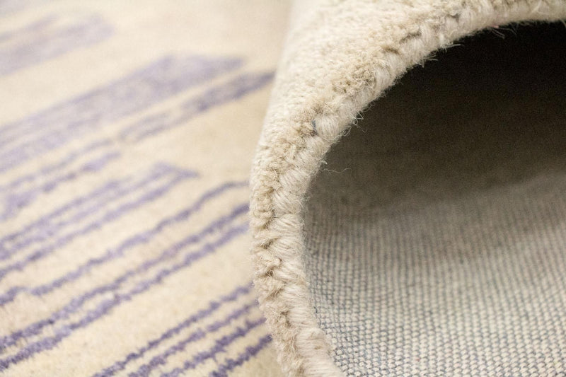 Designer tæppe - 241 x 153 cm - beige