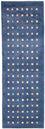Løber Nepal Tæppe - 240 x 80 cm - mørkeblå