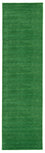 Løber Gabbeh-tæppe - Indus - 400 x 80 cm - mørkegrøn
