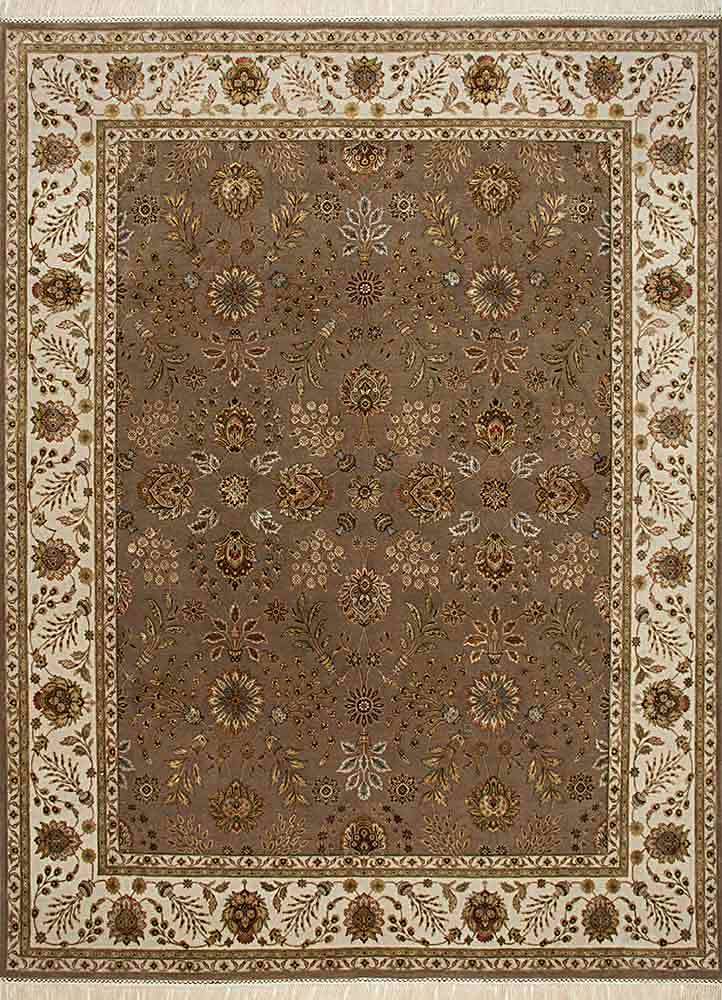 Uldtæppe - 360 x 270 cm - beige