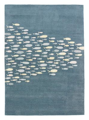 Uldtæppe - Antoine - rundt