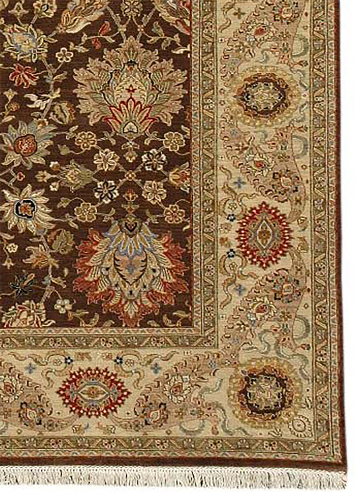 Løber Uldtæppe - 420 x 75 cm - beige