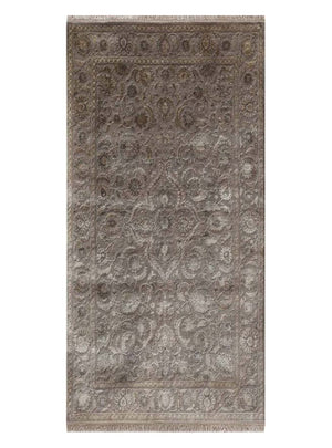 Løber Uldtæppe - 180 x 75 cm - taupe