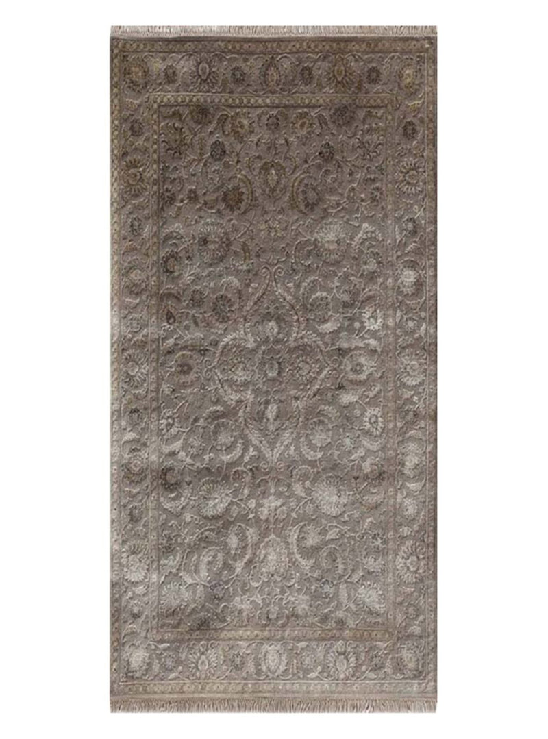 Løber Uldtæppe - 180 x 75 cm - taupe