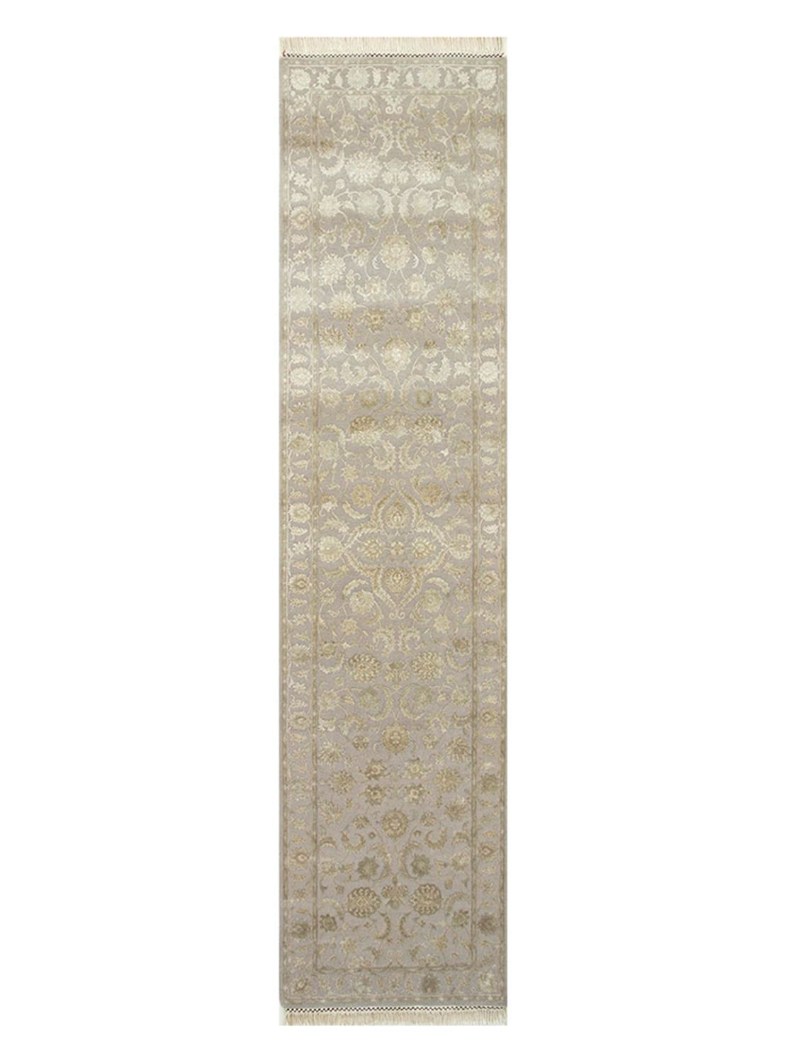 Løber Uldtæppe - 240 x 75 cm - creme