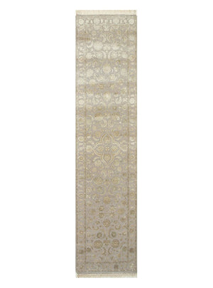 Løber Uldtæppe - 240 x 75 cm - creme