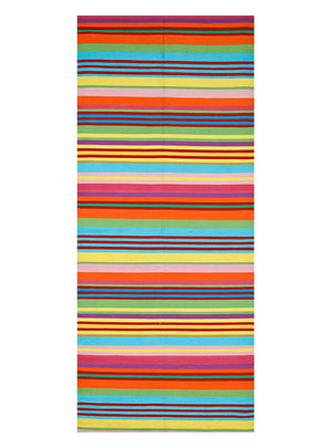 Løber Kelim-tæppe - Trendy - 300 x 90 cm - flerfarvet