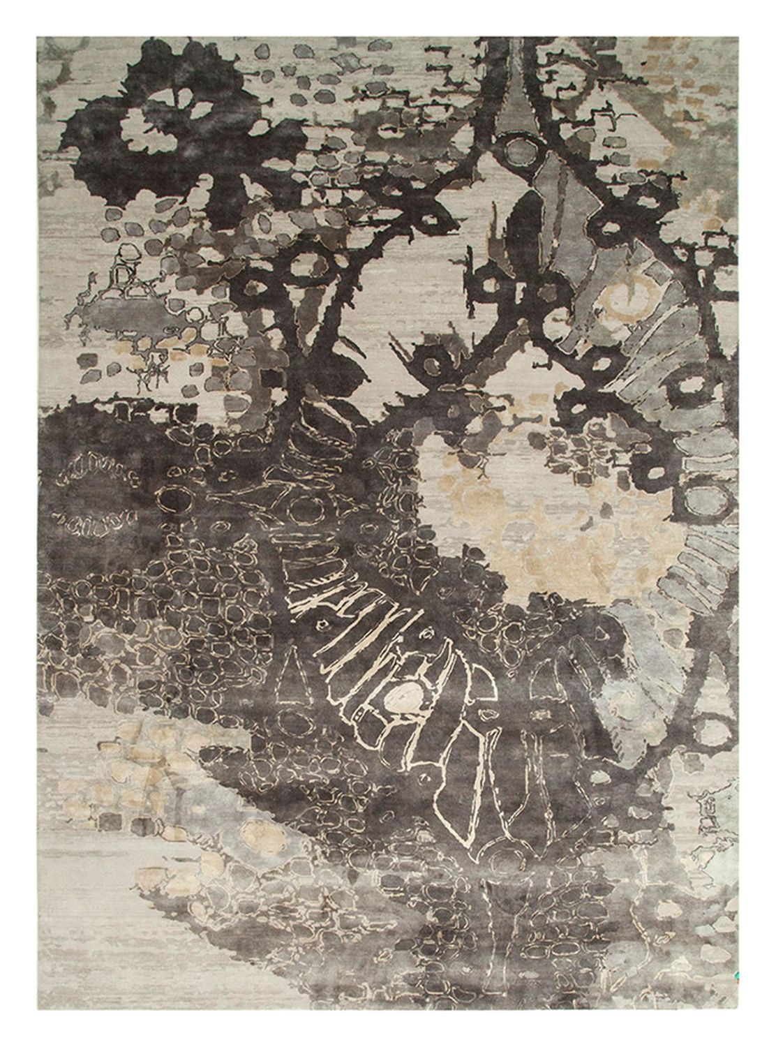 Tæppe - 360 x 270 cm - flerfarvet