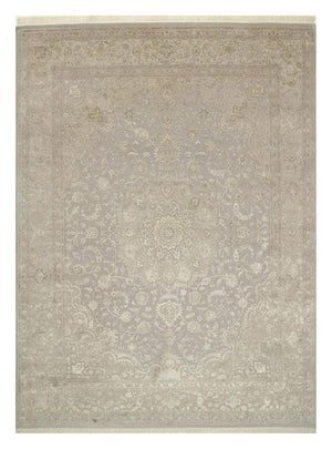 Uldtæppe - 300 x 240 cm - lysegrå