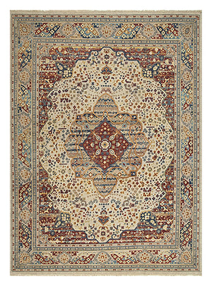 Uldtæppe - 240 x 150 cm - beige