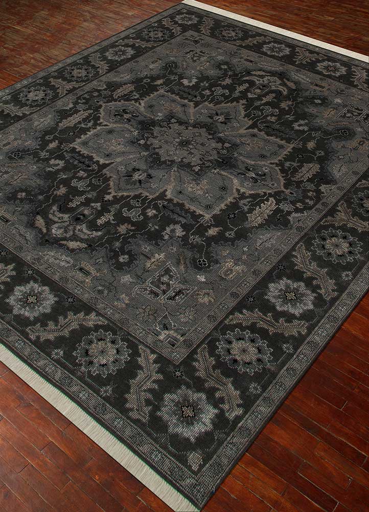 Uldtæppe - 300 x 240 cm - antracit
