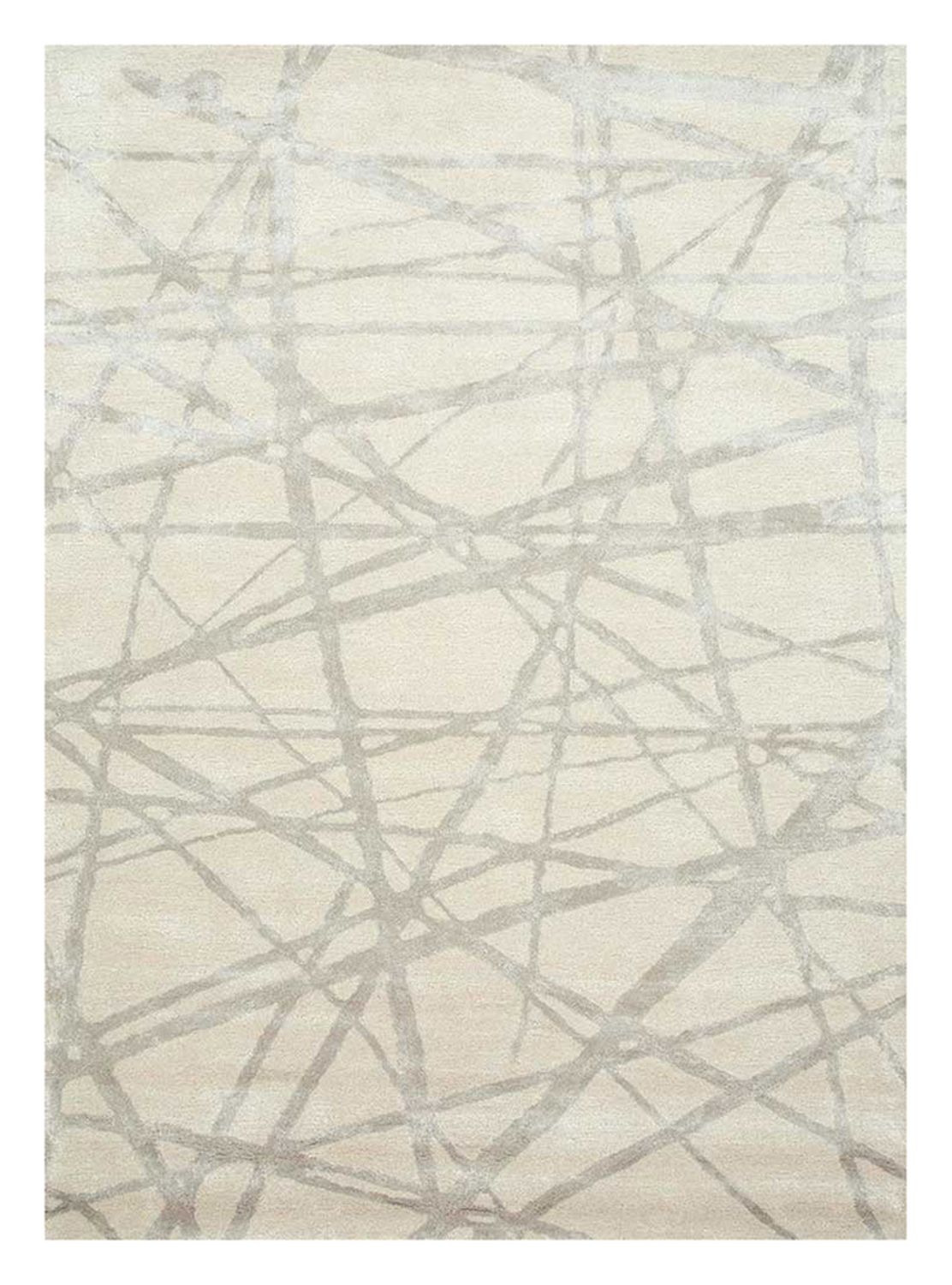 Uldtæppe - 240 x 150 cm - creme