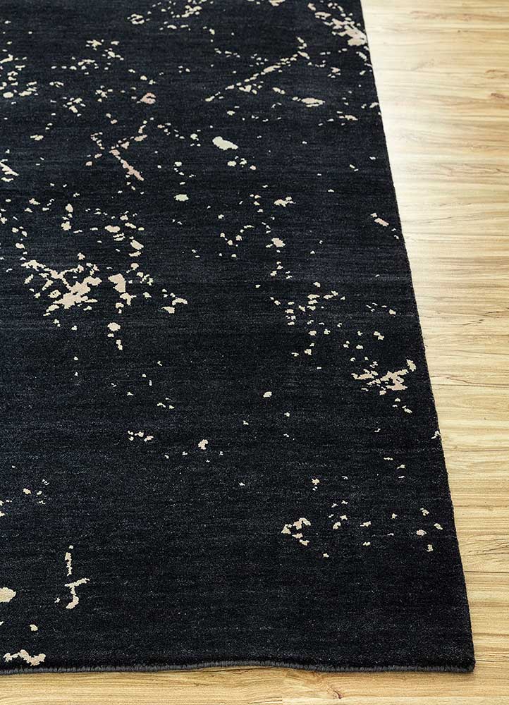 Uldtæppe - 300 x 240 cm - sort