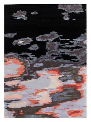 Uldtæppe - 420 x 300 cm - flerfarvet