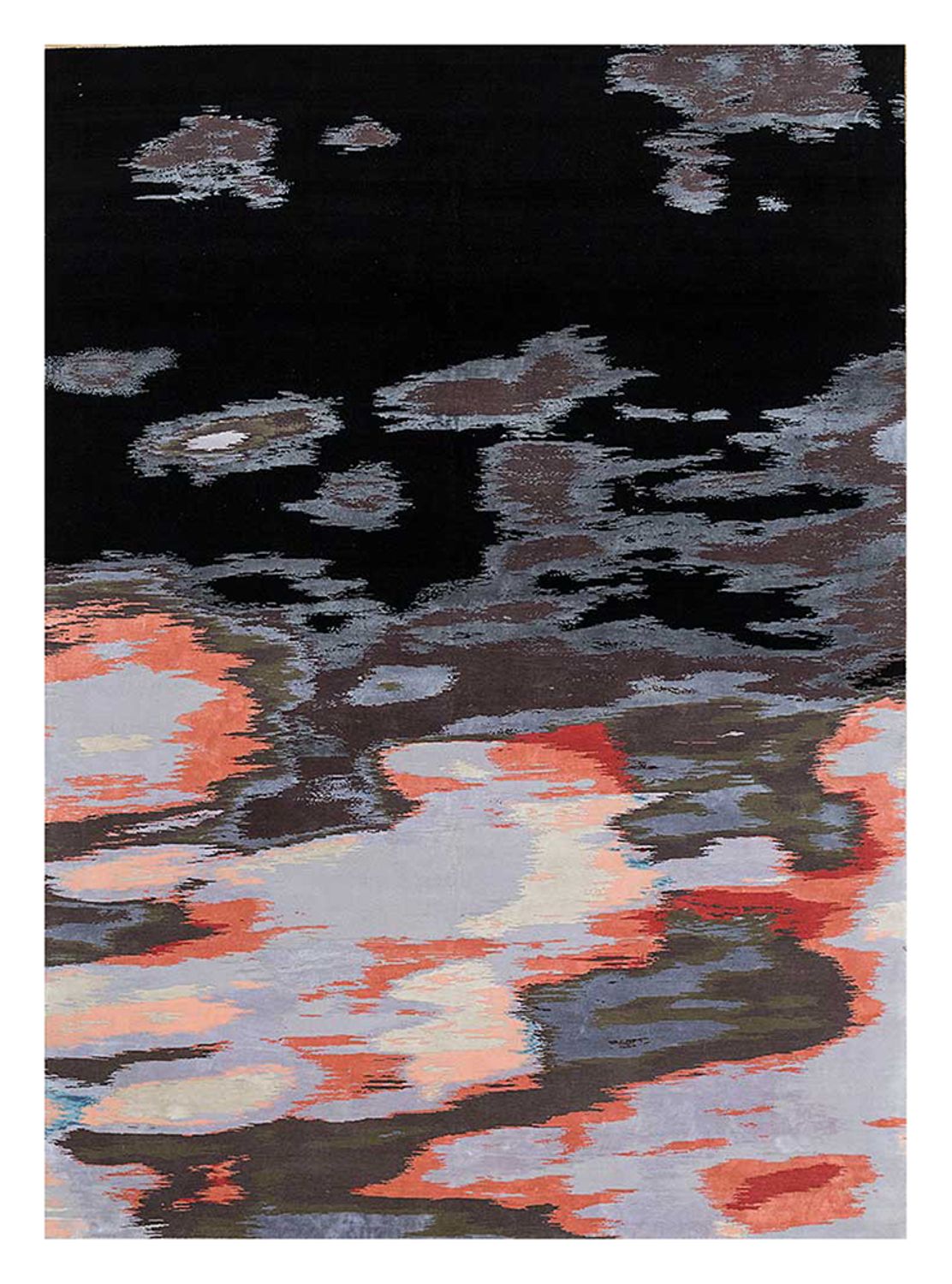 Uldtæppe - 420 x 300 cm - flerfarvet