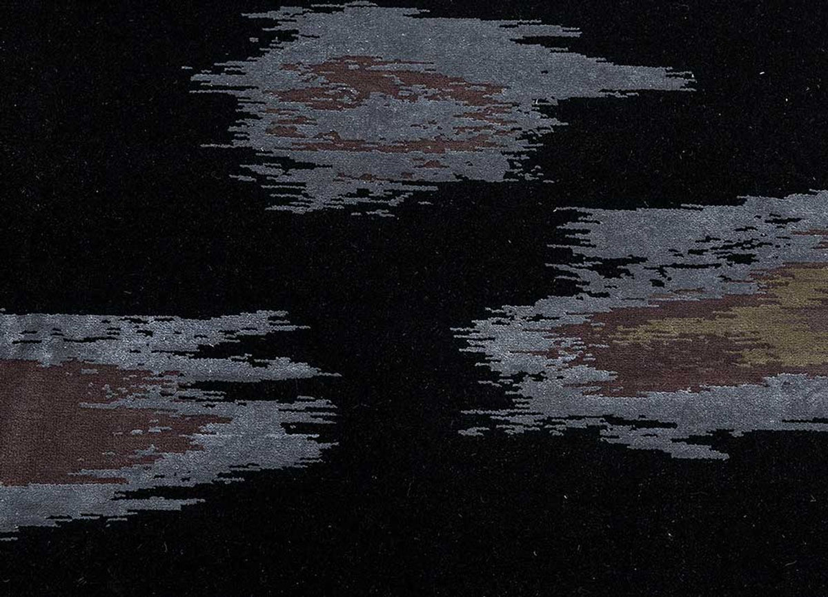 Uldtæppe - 420 x 300 cm - flerfarvet