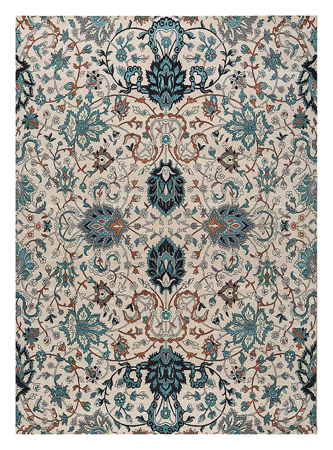 Uldtæppe - 300 x 240 cm - creme