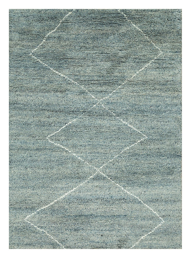 Uldtæppe - 240 x 150 cm - benzinblå