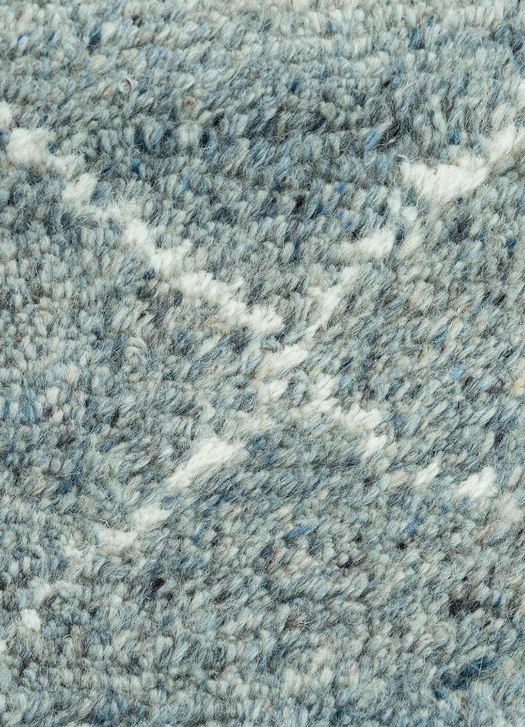 Uldtæppe - 240 x 150 cm - benzinblå