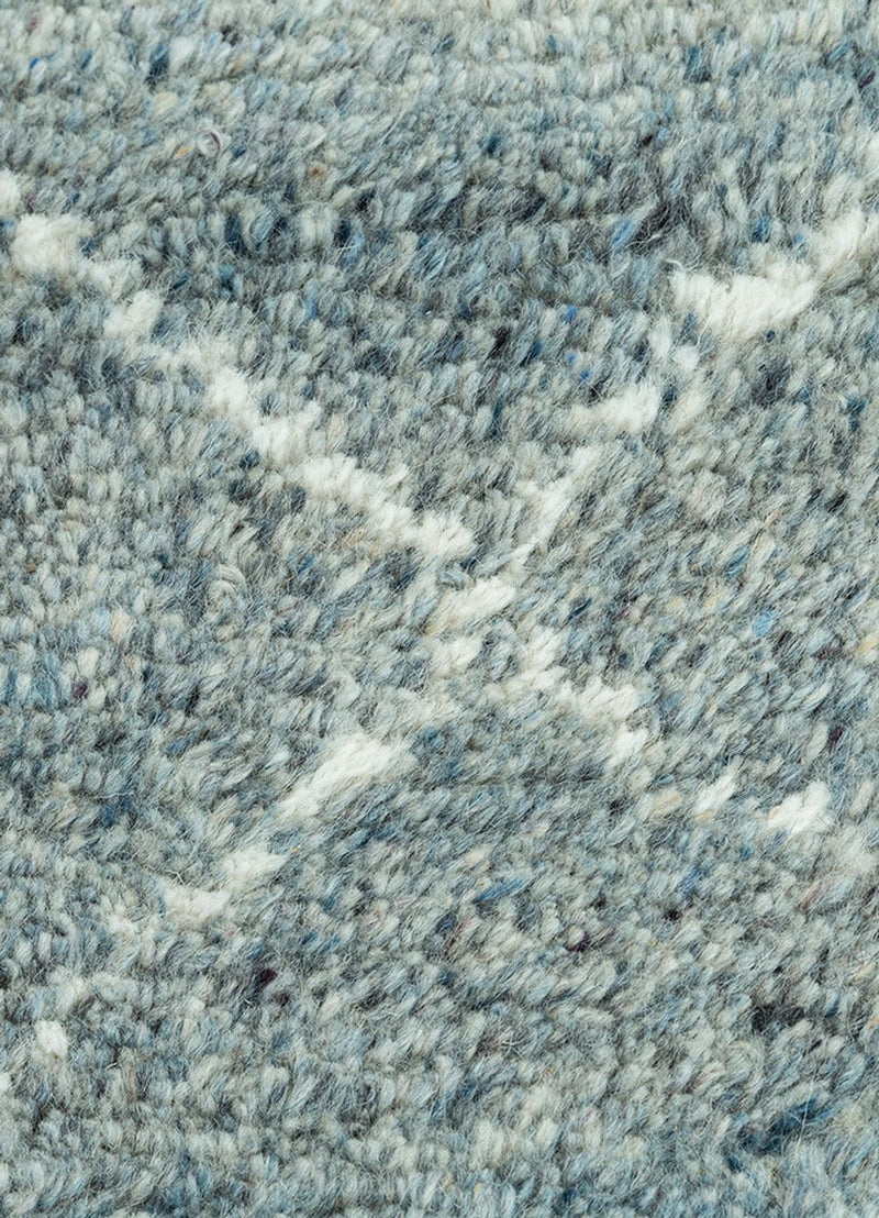 Uldtæppe - 240 x 150 cm - benzinblå