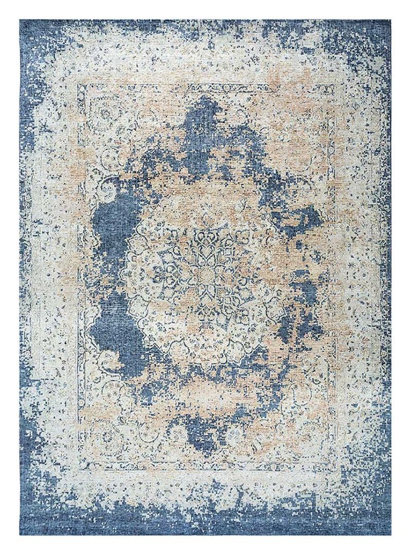 Uldtæppe - 300 x 240 cm - lyseblå