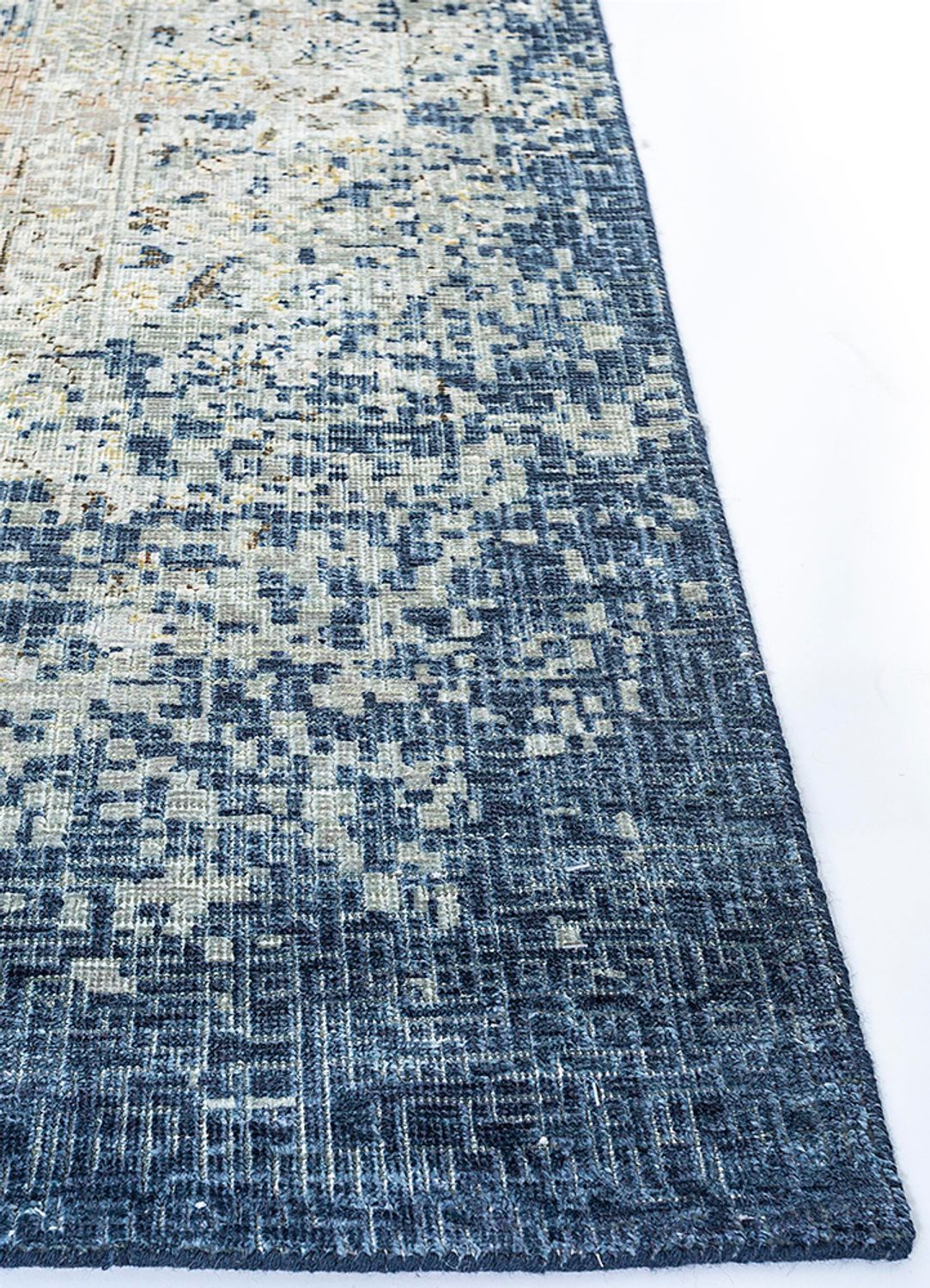 Uldtæppe - 300 x 240 cm - lyseblå