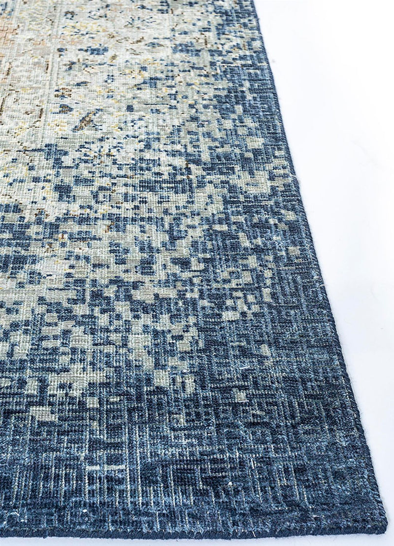 Uldtæppe - 300 x 240 cm - lyseblå