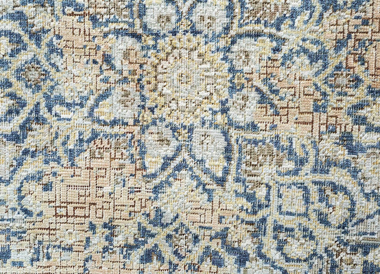 Uldtæppe - 300 x 240 cm - lyseblå