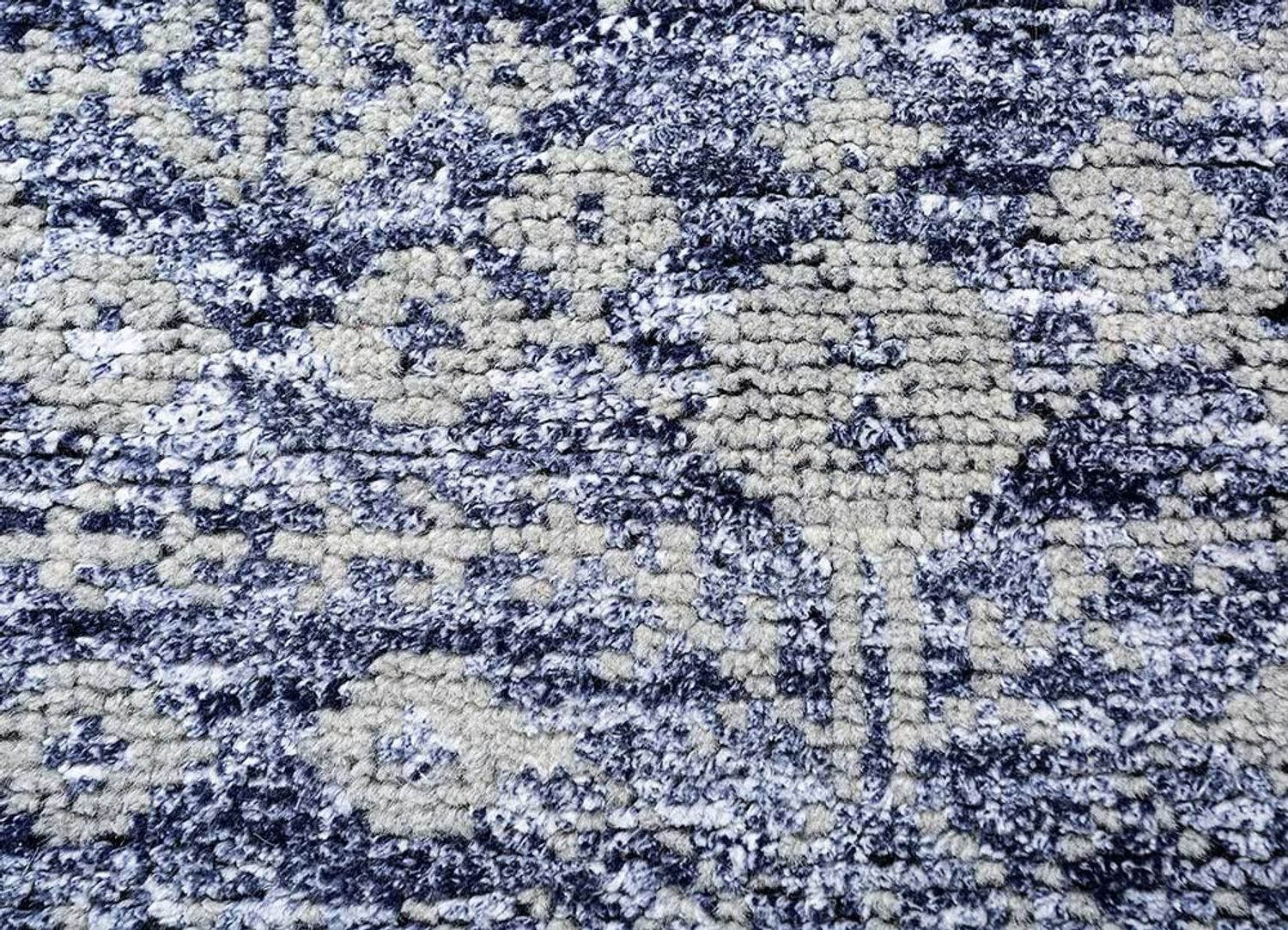 Uldtæppe - 240 x 150 cm - blå