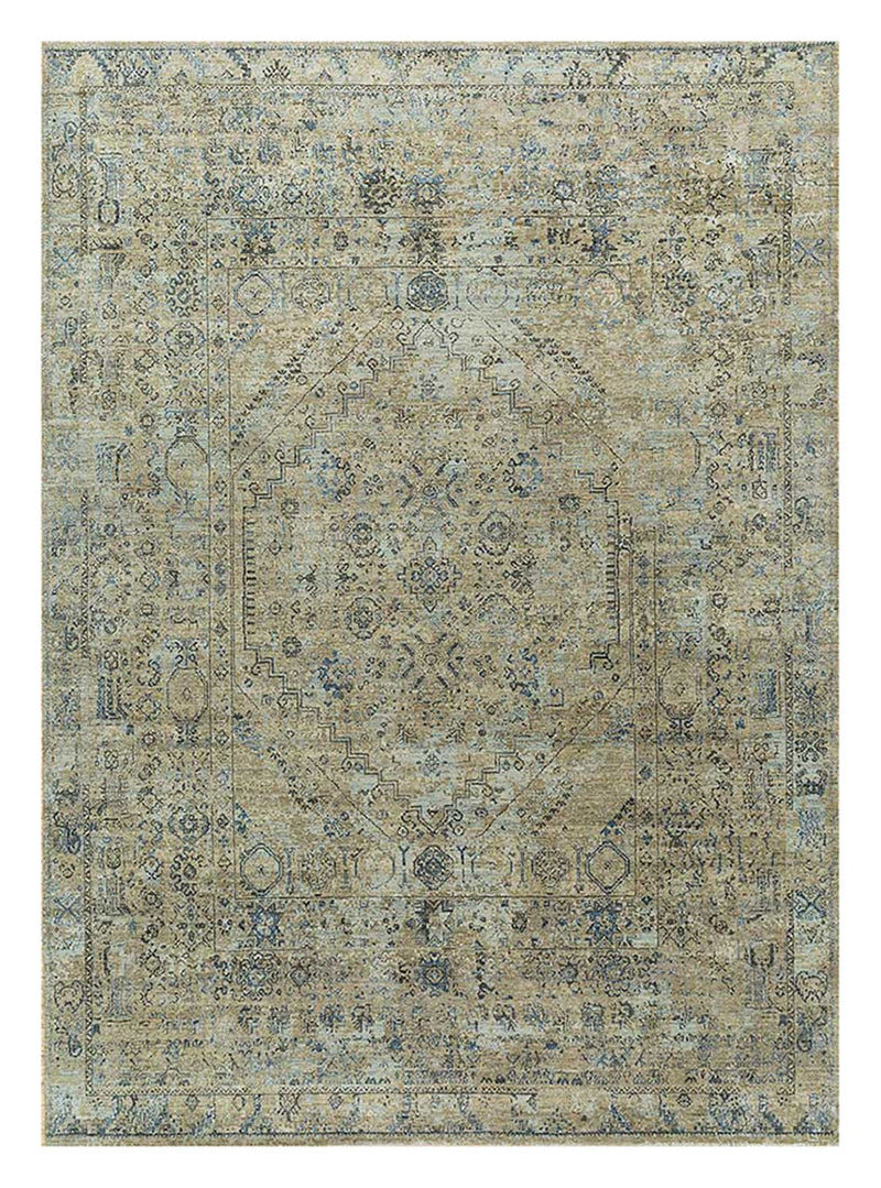 Uldtæppe - 240 x 170 cm - mintgrøn