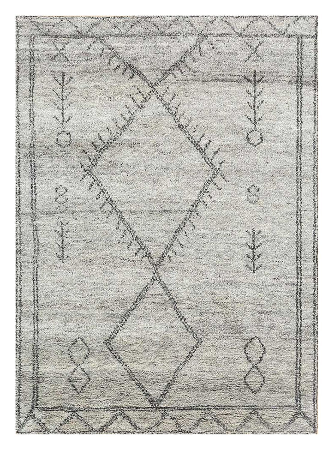 Uldtæppe - 240 x 150 cm - beige