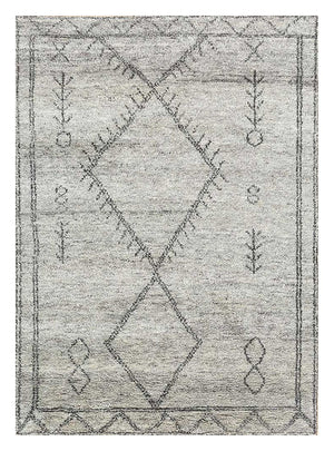 Uldtæppe - 240 x 150 cm - beige