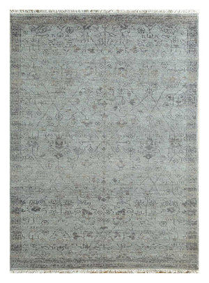 Uldtæppe - 300 x 240 cm - lyseblå