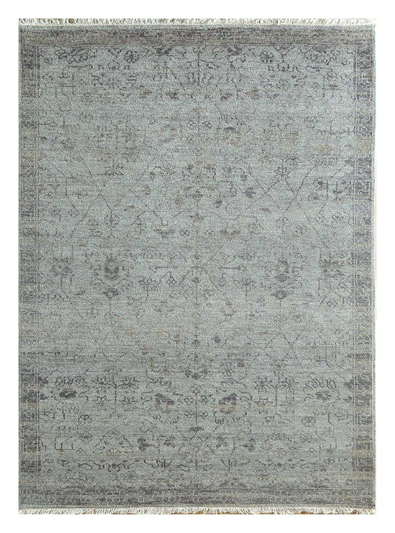 Uldtæppe - 300 x 240 cm - lyseblå