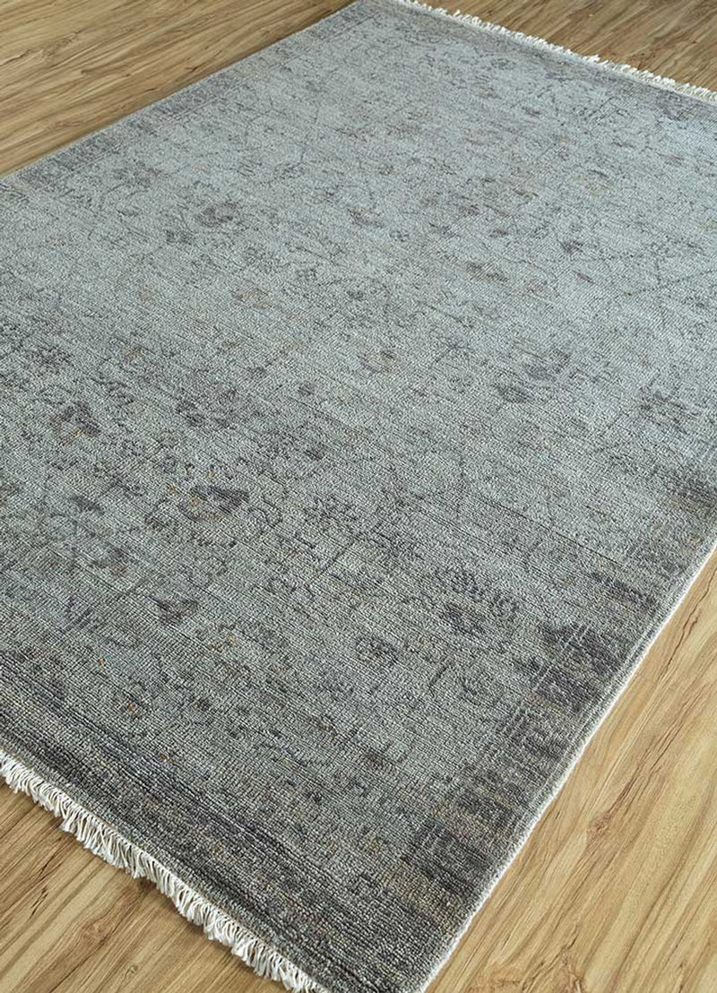 Uldtæppe - 300 x 240 cm - lyseblå