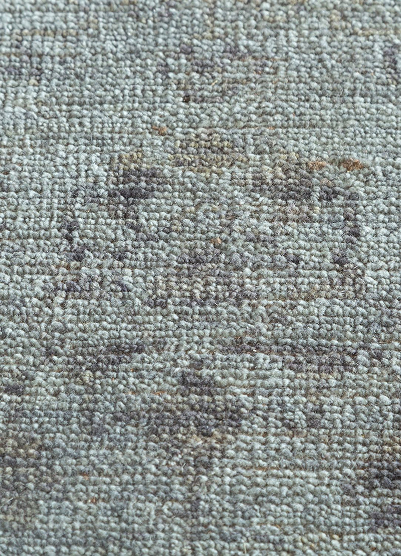 Uldtæppe - 300 x 240 cm - lyseblå
