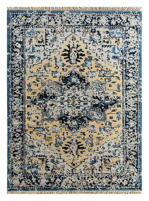 Uldtæppe - 300 x 200 cm - turkis