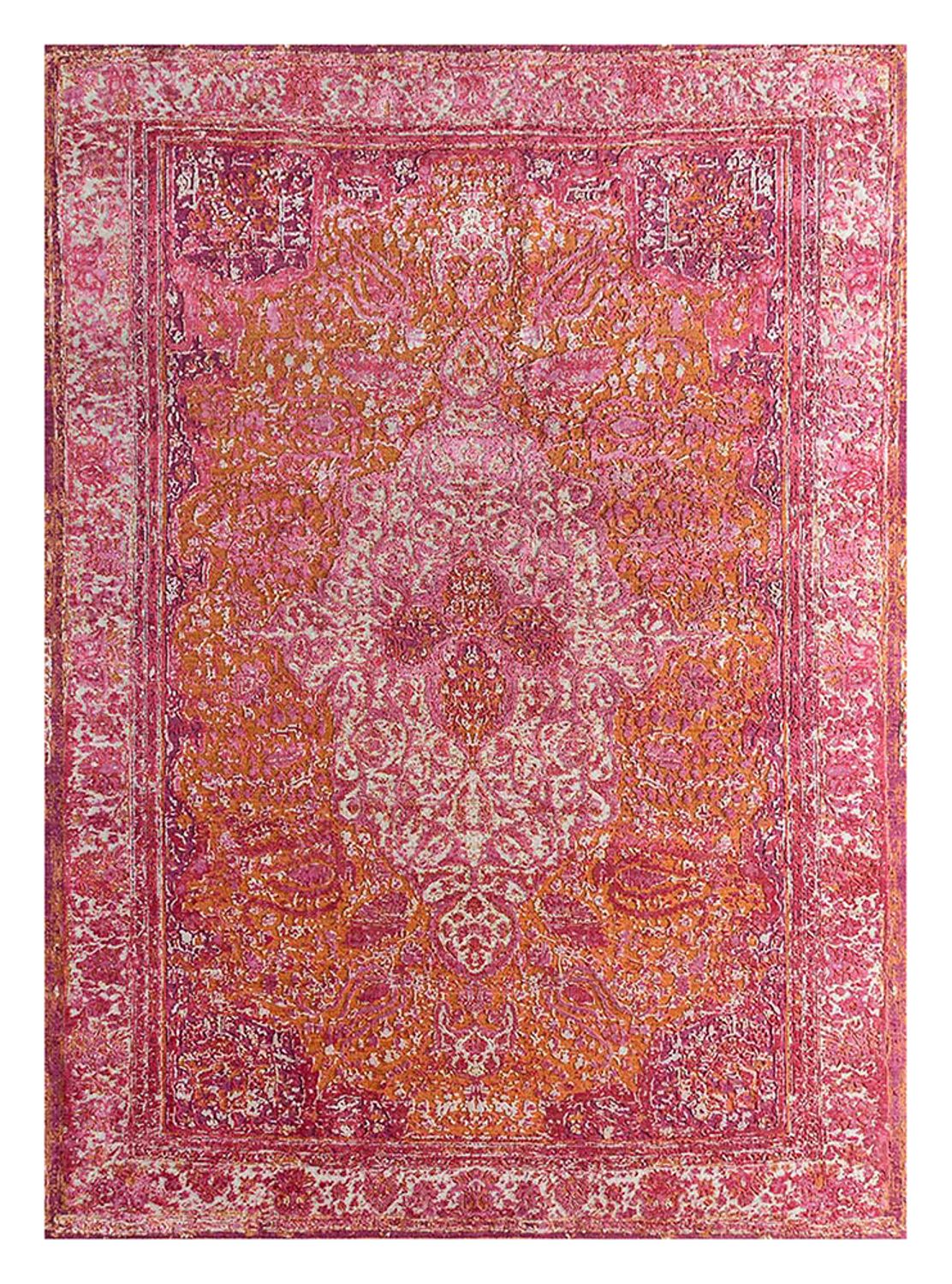 Uldtæppe - 300 x 240 cm - lysrød