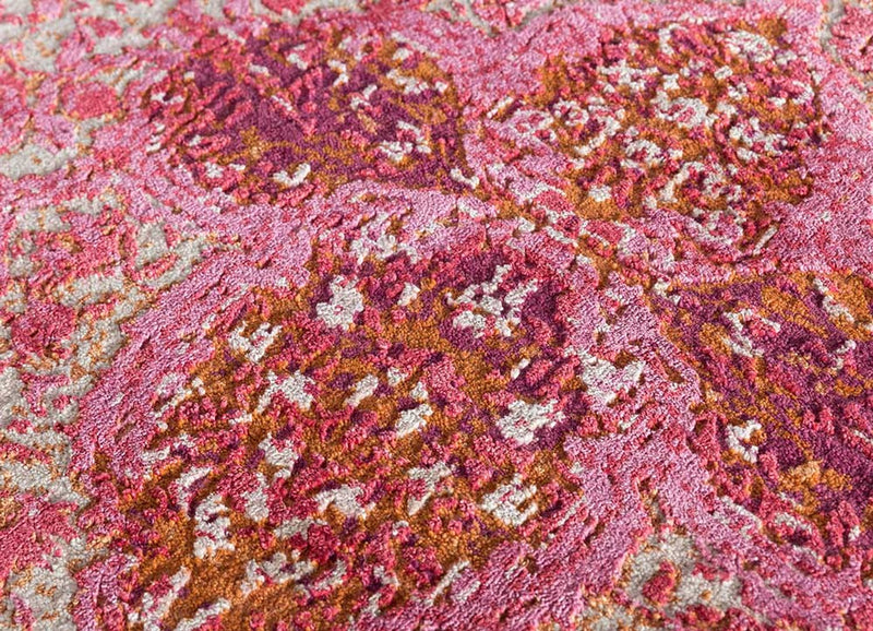 Uldtæppe - 300 x 240 cm - lysrød