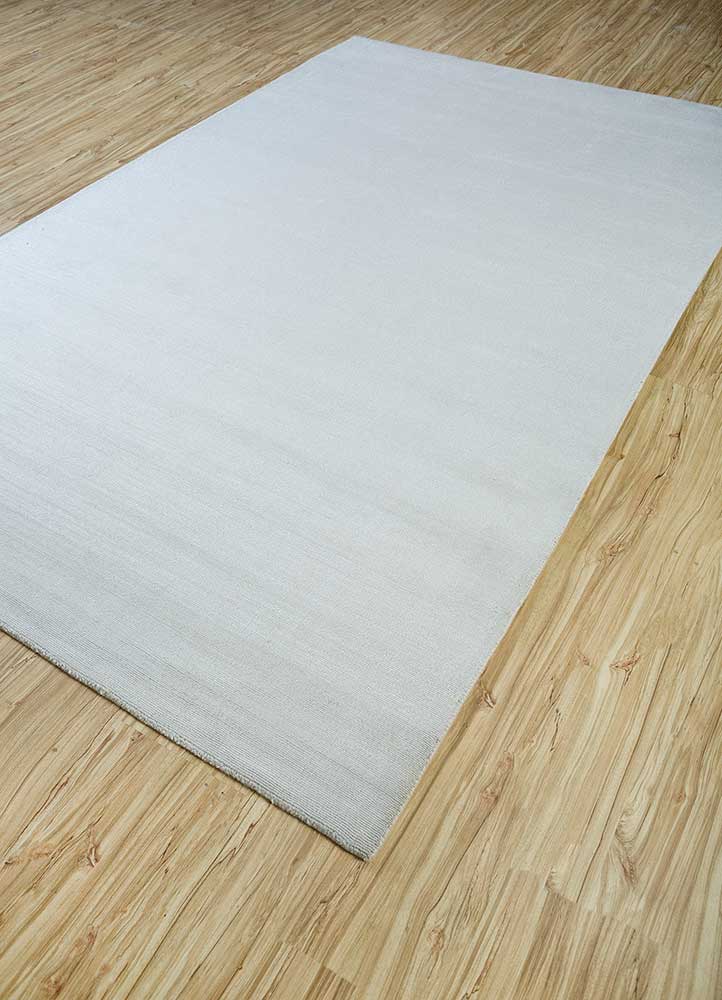 Viskose tæppe - 240 x 150 cm - lysegrå