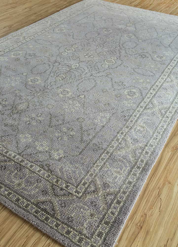 Uldtæppe - 360 x 270 cm - grå