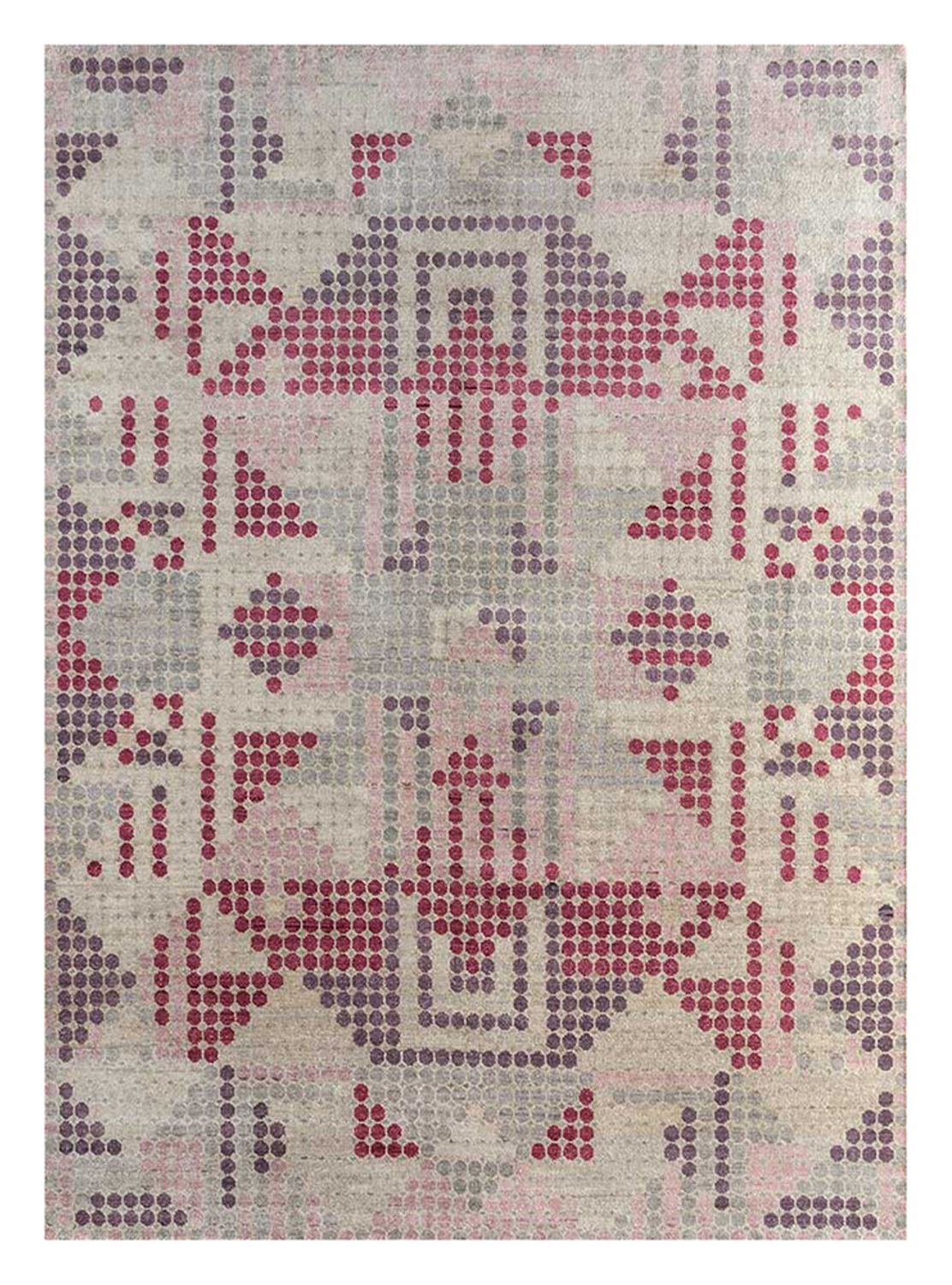 Uldtæppe - 300 x 200 cm - flerfarvet