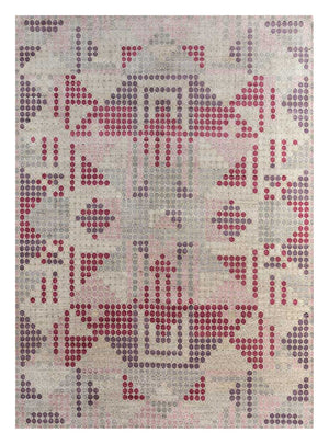 Uldtæppe - 300 x 200 cm - flerfarvet