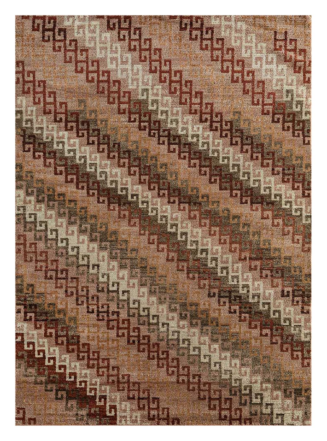 Uldtæppe - 240 x 150 cm - blå